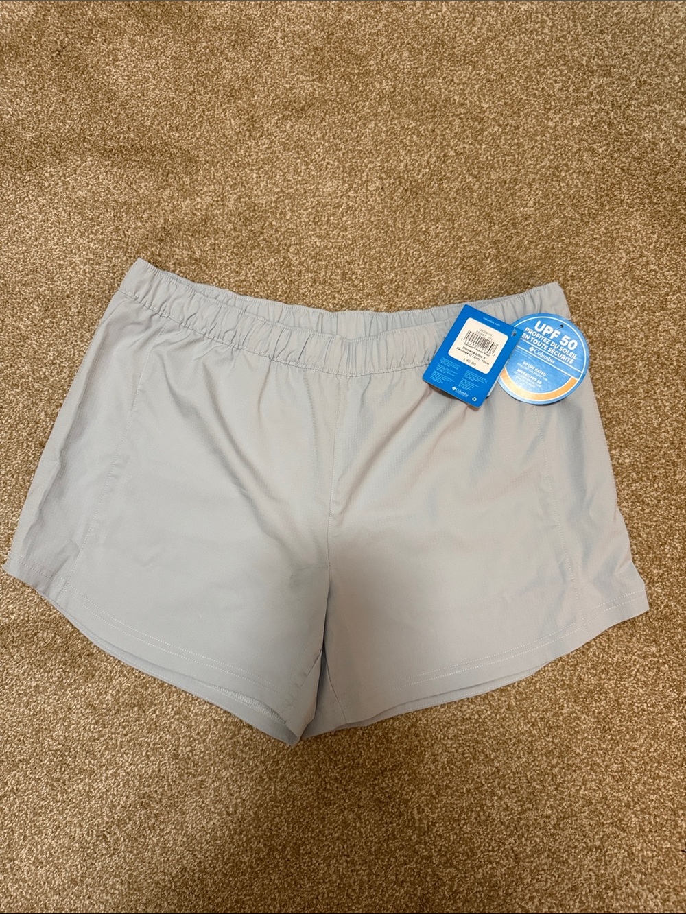 Columbia Light Gray Women's Athletic Shorts